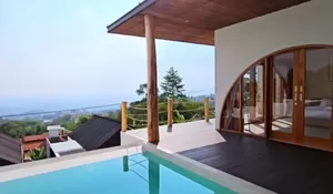 Ternyata Ada Private Pool Vila di Bandung dengan View Masjid Al Jabbar, Yuk Buruan Spil Aja Biar Ga Penasaran