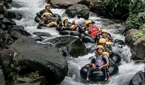 Cikadongdong River Tubing Majalengka, Rasakan Sensasi Pacu Adrenalin Arung Jeram Menyusuri Sungai