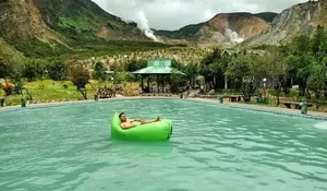 HTM Cuma Rp 10 Ribuan, Rasakan Sensasi Berendam di Pemandian Air Panas dengan View Gunung Papandayan Garut