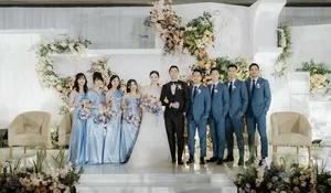 Member JKT48 Hingga Atlet Badminton Hadir di Pernikahan Shanju dan Jonatan Christie, Intip Groomsman dan Bridesmaid yang Mereka Pilih