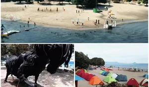 Main Sepuasnya di Pantai Batu Hoda Samosir Cuma Rp20 Ribu Aja, Bisa Camping hingga Uniknya Patung Kuda Simbol Kesetiaan