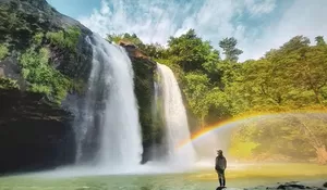 Gak Perlu Capek-capek Trekking, Di Sukabumi ada Curug Cuma Bayar Tiket Rp 5 Ribu Langsung Sampai ke Curugnya, Yuk Kepoin 