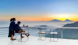 Ada Tempat Nongkrong 24 Jam di Kulon Progo Yogyakarta dengan View 4 Gunung Sekaligus, Bagaikan Negeri di Atas Awan dengan HTM Terjangkau 