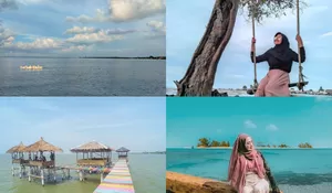 HTM Cuma 20 Ribu! Pulau Cangkir Kabupaten Tangerang Jadi Spot Wisata Religi yang Menawarkan Keindahan Alam nan Estetik