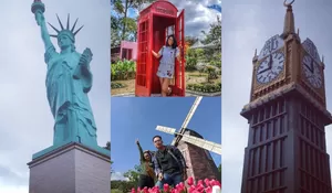 Lagi Cari Tempat Wisata Menakjubkan dan Unik? Kuy Seru-Seruan di The World Landmarks Merapi Park,  HTM 35K Serasa Liburan Keliling Dunia Loh