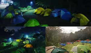 HTM 15K, Nature Vibes Hidden Gem Serba Ada Mulai dari Spot Camping, Campervan Hingga Air Terjun di Cibuluh Land, View City Light Pasti Betah!