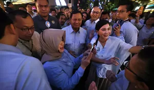 Prabowo Sebut Indonesia Perlu Keberlanjutan Pembangunan saat Hadiri Acara 'Rabu Biru’