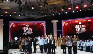 Sampaikan Maaf kepada Paslon 1 dan 3, Prabowo Kunci Debat Pamungkas Pilpres 2024
