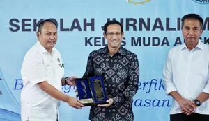 Buka Sekolah Jurnalisme Indonesia, Nadiem Makarim Sebut Kita Berkompetisi dengan AI