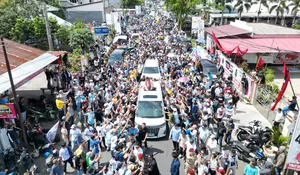 Pasca Debat Pamungkas, Prabowo Mudik Disambut Puluhan Ribu Masyarakat Sulawesi Utara