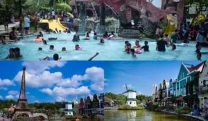 Liburan Imlek Gak Pake Mahal, Tiket Rp20 Ribu Bisa Keliling Eropa di Kebumen, Main Kano Ala Venice Amsterdam, Cafe Estetik Gaya Eropa, Kuy Kepoin