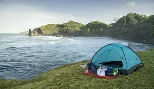 HTM Gratis, Yuk Camping di Atas Tebing dengan Pemandangan Pantai Widodaren dari Ketinggian, Surga Tersembunyi di Gunung Kidul
