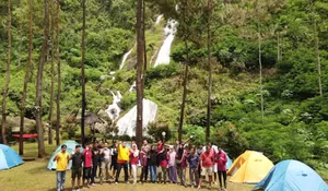 HTM Cuman Rp 5 Ribu, Kuy Liburan ke Curug Gunung Putri, Wisata Air Terjun Asyik dan Syahdu di Purworejo yang Dilengkapi Area Outbound dan Camping