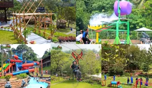 HTM 25 Ribu, Akhirnya Nemu Wisata Hidden Gem dan Outbound Seru di Cibalung Happy Land, Lebaran Puas Bermain di Alam Pedesaan yang Bikin Adem!