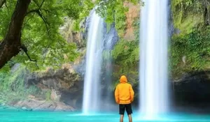 Hore! HTM Hanya Rp7 Ribu, Kamu Bisa Liburan ke Curug Sodong yang Memukau di Sukabumi, Turun dari Kendaraan Langsung Disambut Indahnya Air Terjun Loh!