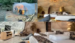 Beneran Kayak di Film! Spot Glamping di Puncak 2 Bogor Ini Punya Balkon View Sungai dan Air Terjun