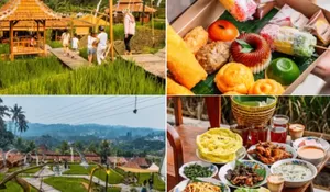 Tempat Nongkrong Asyik View Persawahan di Puncak Bogor, ke Ngopi di Sawah Aja Menu Super Lengkap Ada Banyak Jajanan Pasar Juga Loh