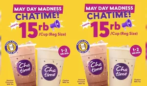 Butuh yang Segar-segar? Yuk Nikmati Promo CHATIME Hanya Rp15 Ribu, Berlaku 2 Hari Aja Loh!