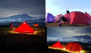 Rp10 Ribu Nikmati Sensasi Camping Vibes Negeri di Atas Awan yang Epik, Puncak Peuyeum Surganya Pecinta Sunrise dan Sunset di Langit Sukabumi