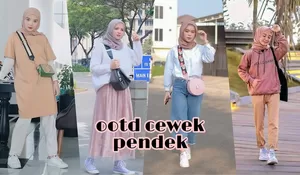 5 Tips OOTD Hijab Casual untuk Wanita Mungil, Hindari Juga 5 Jenis Outfit Ini! Supaya Tampil Maksimal