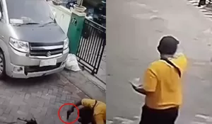  VIRAL, Sosok Pria Baju Kuning Lakukan Aksi Penembakan Kucing di Kolong Mobil Terekam CCTV, Motif Pelaku Balas Dendam Karena Ini..