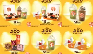 Yuk Serbu Promo I Love JCO 5-9 Agustus 2024 Spesial HUT RI Ke-79, Dua Lusin Donuts Cuma Rp 113 Ribu, Cek Cara Belinya di Sini