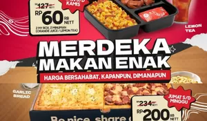 Baru Gajian Merapat! Cobain Promo Pizza Hut Diskon Spesial Kemerdekaan RI, Nikmati 2 My Box dan 2 Orange Juice Cuma Rp60 Ribuan