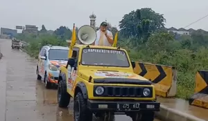 Tengah Kampanye, Wakil Ketua DPRD Depok Terciduk Pakai Mobil yang Diduga Menggunakan Nomor Plat Palsu