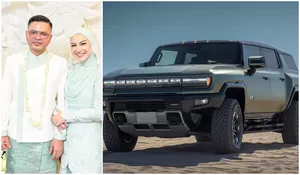 Mobil Mewah Milik Haldy Sabri Suami Irish Bella Bikin Salfok Warganet, Ini Spesifikasi dan Harga GMC Hummer EV