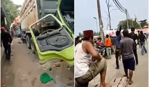 Mencekam! Truk Pengangkut Tanah Tabrak Bocah Picu Bentrok Warga vs Polisi di Lokasi Proyek PIK 2 Tangerang
