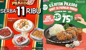 Lapar Habis Nyoblos? Cek 10 Promo Spesial Pilkada 2024, Cukup Tunjukkan Jari Ungu