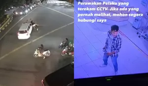 Tampang Pelaku Tambrak Lari Pengemudi Mobil Putih yang Hantam Pengendara Motor di Pulogadung, Kini Diburu Polisi