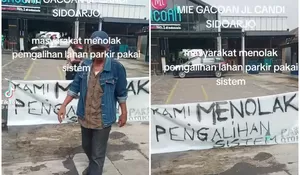 Tak Dapat Lapak Parkiran, Warga Gelar Aksi Demo di Mie Gacoan Candi Sidoarjo Akibat Sistem Parkir Otomatis