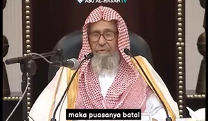 Apakah Merokok Saat Berpuasa Dapat Membatalkan Puasa? Ini Kata Syaikh Soleh Al Fauzan