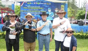 Hadiri HUT TNI AU ke-79, Bupati Bogor Rudy Susmanto Dukung Pesta Patok Domba Garut Lanud ATS