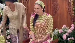 Jelang Pernikahan Besok 7 Mei 2025, Luna Maya dan Maxime Bouttier Jalani Prosesi Siraman