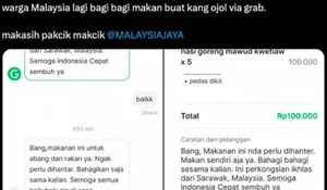 Kirim Bantuan Makanan dan Donasi, Aksi Peduli Malaysia untuk Ojol Indonesia Jadi Sorotan