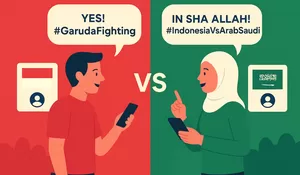 Jelang Pertandingan Arab Saudi vs Indonesia, Warganet Kedua Negara Bergemuruh dengan Dukungan dan Euforia