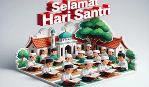 Anti Ribet! Ini 15 Prompt Gemini AI Buat Poster Hari Santri Nasional 2025 via HP