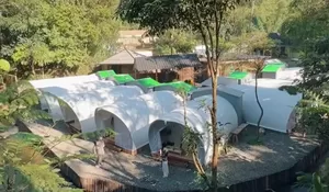 Namu Hejo Riverside, Sensasi Glamping Pinggir Sungai di Pangalengan Bandung