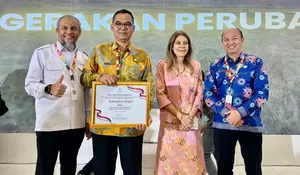 Apresiasi! Inovasi Ngupahan Kabupaten Bogor Raih Penghargaan Nasional pada SDGs Action Award 2025