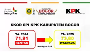 Skor Integritas Pemkab Bogor Naik, Rudy Susmanto Antar Pemkab Bogor Keluar dari Zona Merah SPI