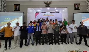 Polres Metro Depok Gelar Deklarasi Pemilu Damai : Ciptakan Suasana Sejuk