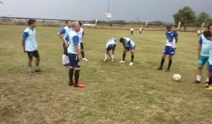 Aparatur Kecamatan Tapos Siap Tanding Sepak Bola Antar Kecamatan