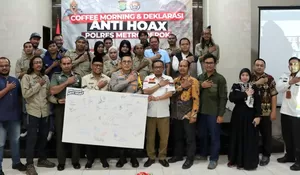 Sambut Pemilu di Depok, Kombes Ahmad Fuady : Jangan Sampai jadi Korban Hoaks