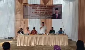 Sosialisasi Tugas dan Wewenang  Komisi A DPRD Kota Depok, Ketua Komisi A Hamzah Komitmen Selesaikan PTSL di Cimpaeun