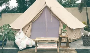 Sobat Depok yang Butuh Healing Harus Cobain ke Private Glamping Taneuh polaris, Suasananya Tenang Banget