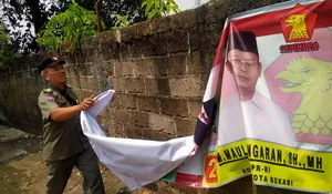 Pelanggaran Kampanye Lumayan Tinggi, Ada Ratusan APS Ditertibkan Sebelum Masa Kampanye di Kecamatan Tapos