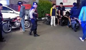 Polsek Bojongsari Gelar Operasi Cipta Kondisi, Jaga Kondusifitas Wilayah dari Tindak Kriminal