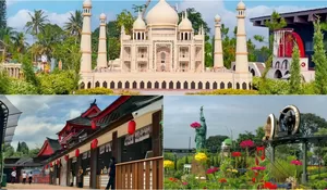 Di Tempat Wisata Ini Bisa Naik Wahana Sky Ride Tour The World, Sambil Keliling Dunia Satu Hari Bareng Keluarga, Seru Banget!